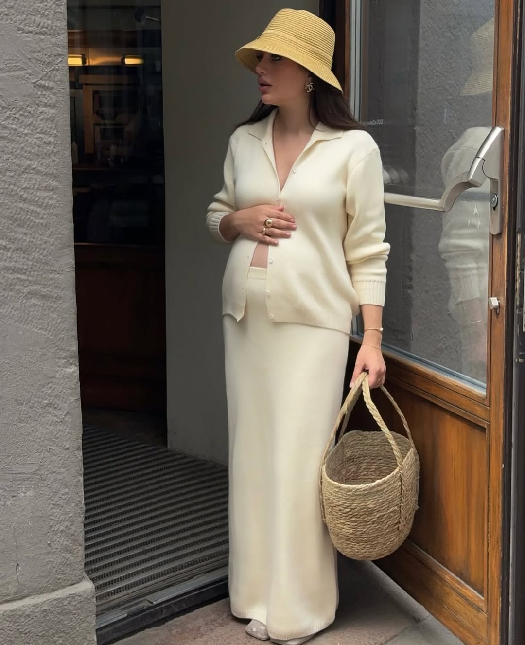 Longline Cardigan Knit - Set Cardigan Lavorato a Maglia con