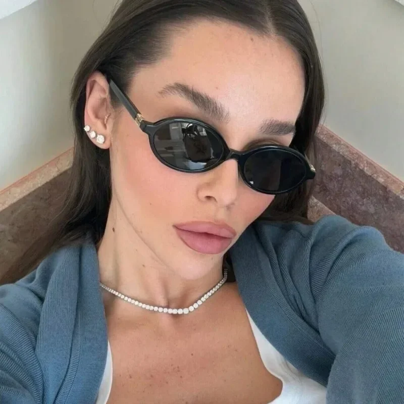 Women'S Fashion Glasses With Clear Lenses - Nuovi occhiali da sole ovali da