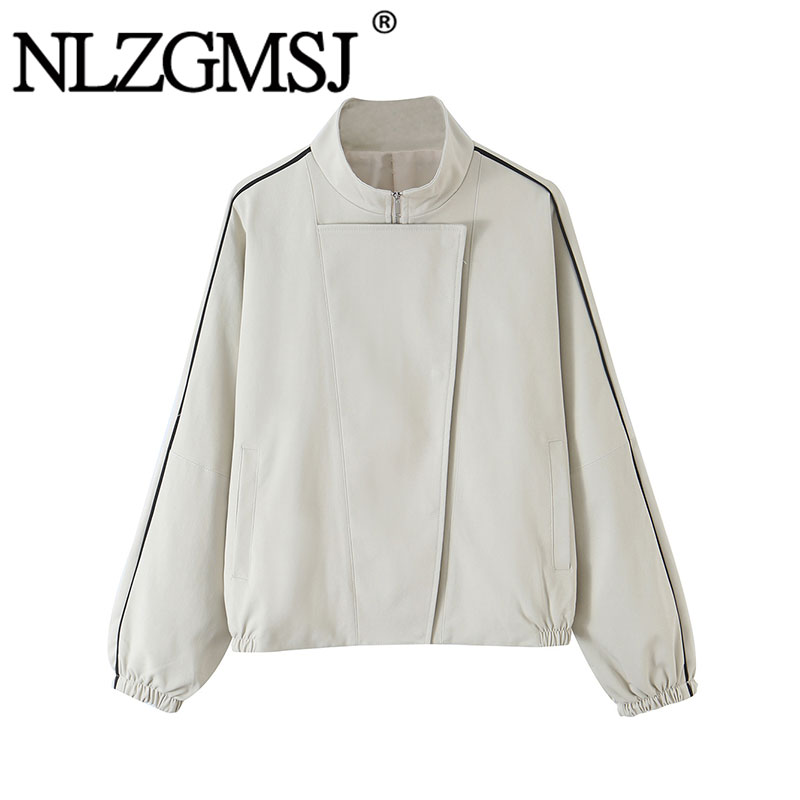 Women'S Fashion Bomber Jacket - NLZGMSJ 2026 Giacca Bomber da Donna