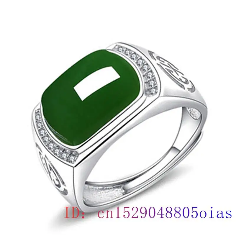 Trend Women Fashion - Anello di giada verde Regali Moda
