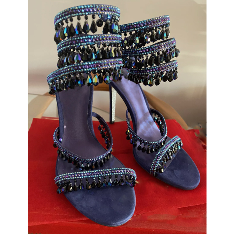 Women'S Fashion Summer 2025 - Sandali avvolgenti con serpente alla caviglia