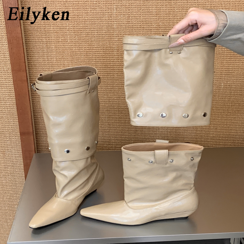 Women'S Fashion Knee High Boots - Eilyken Nuovi Stivali da Donna alla