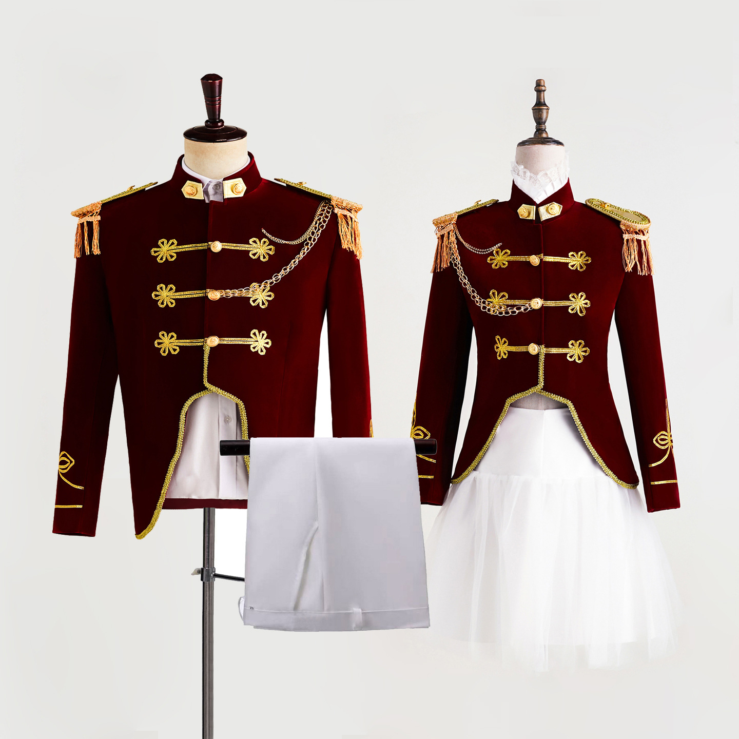 Women Fashion Jackets - Abito blu scuro alla moda per