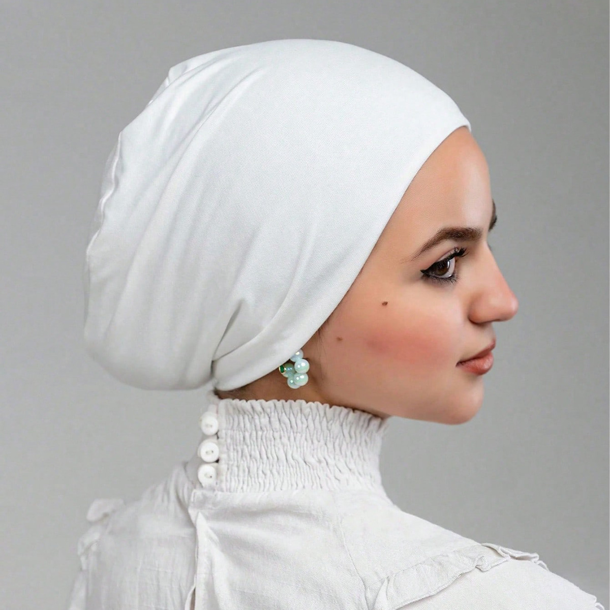 Women'S Fashion Hats - Hot Soild Cotton Modal Jersey Hijab