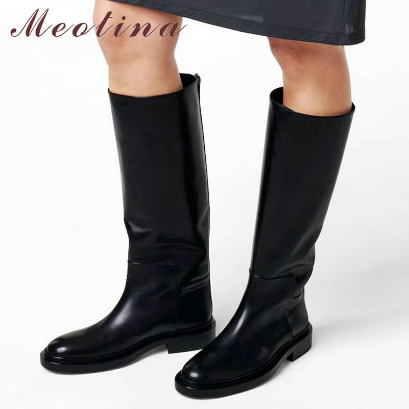 Women'S Fashion Knee High Boots - Meotina stivali alti al ginocchio in
