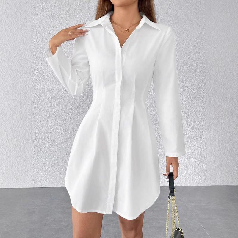 Longline Cardigan Knit - Abito Camicia a Maniche Lunghe da