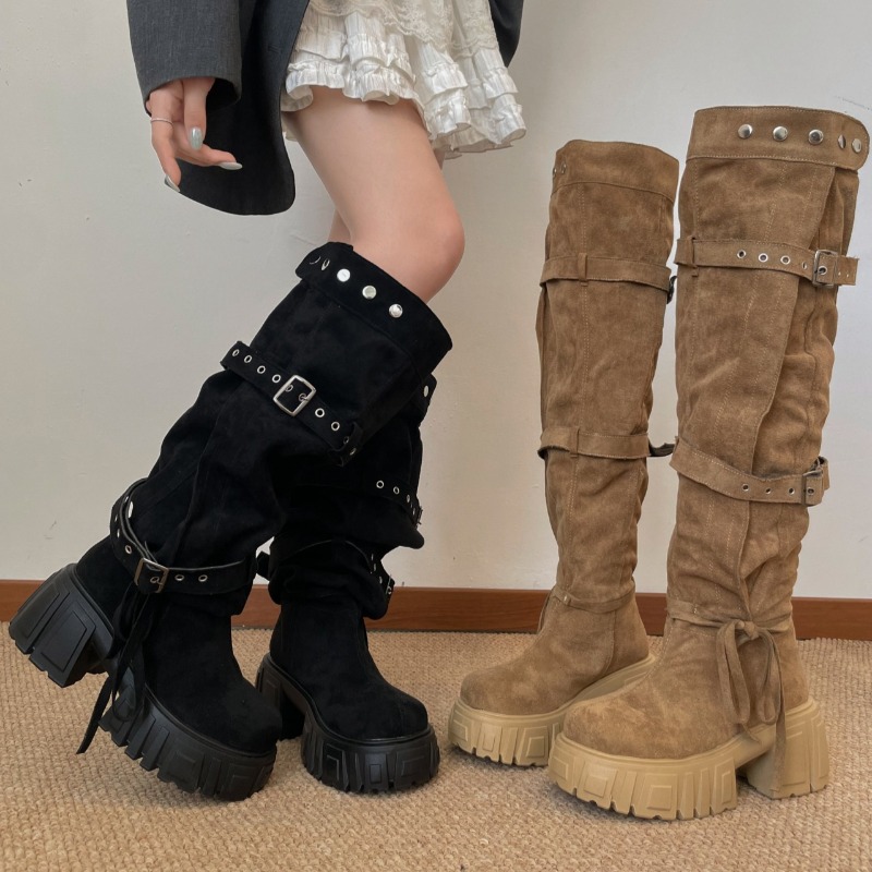 2026 Stivali Alti da Donna Sti - Women'S Fashion Knee High Boots recensione e prezzo