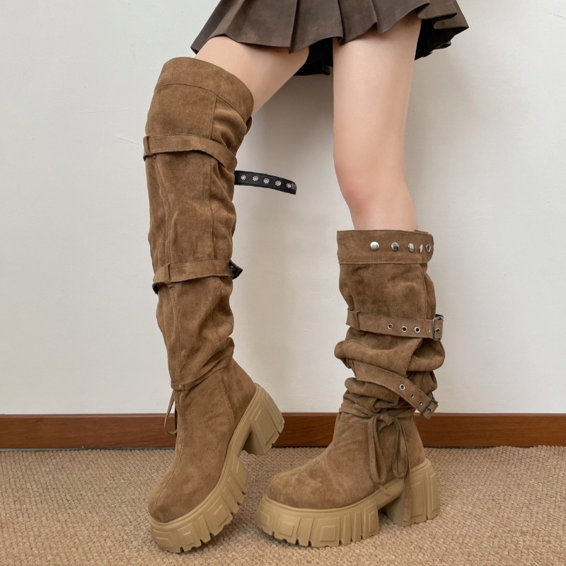 2026 Stivali Alti da Donna Sti - Women'S Fashion Knee High Boots recensione e prezzo