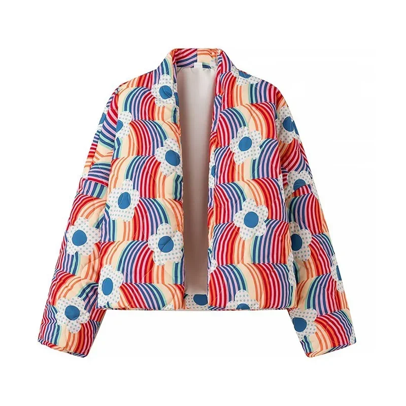 Cappotti trapuntati con stampa - Women'S Fashion Quilted Jacket recensione e prezzo