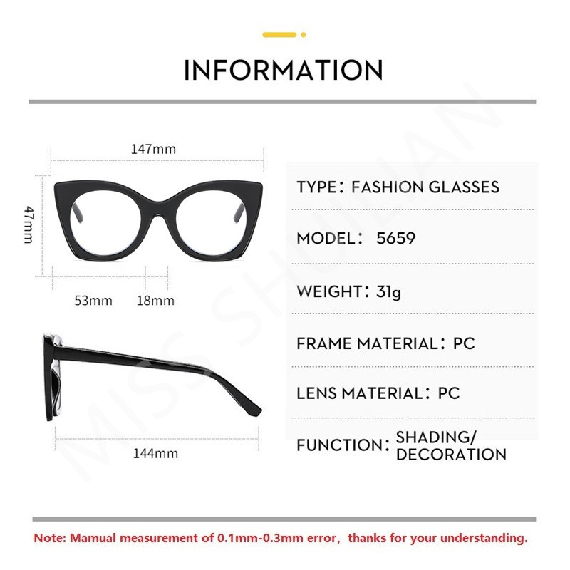 Nuovi Occhiali da Donna alla M - Women'S Fashion Eyeglass Frames recensione e prezzo