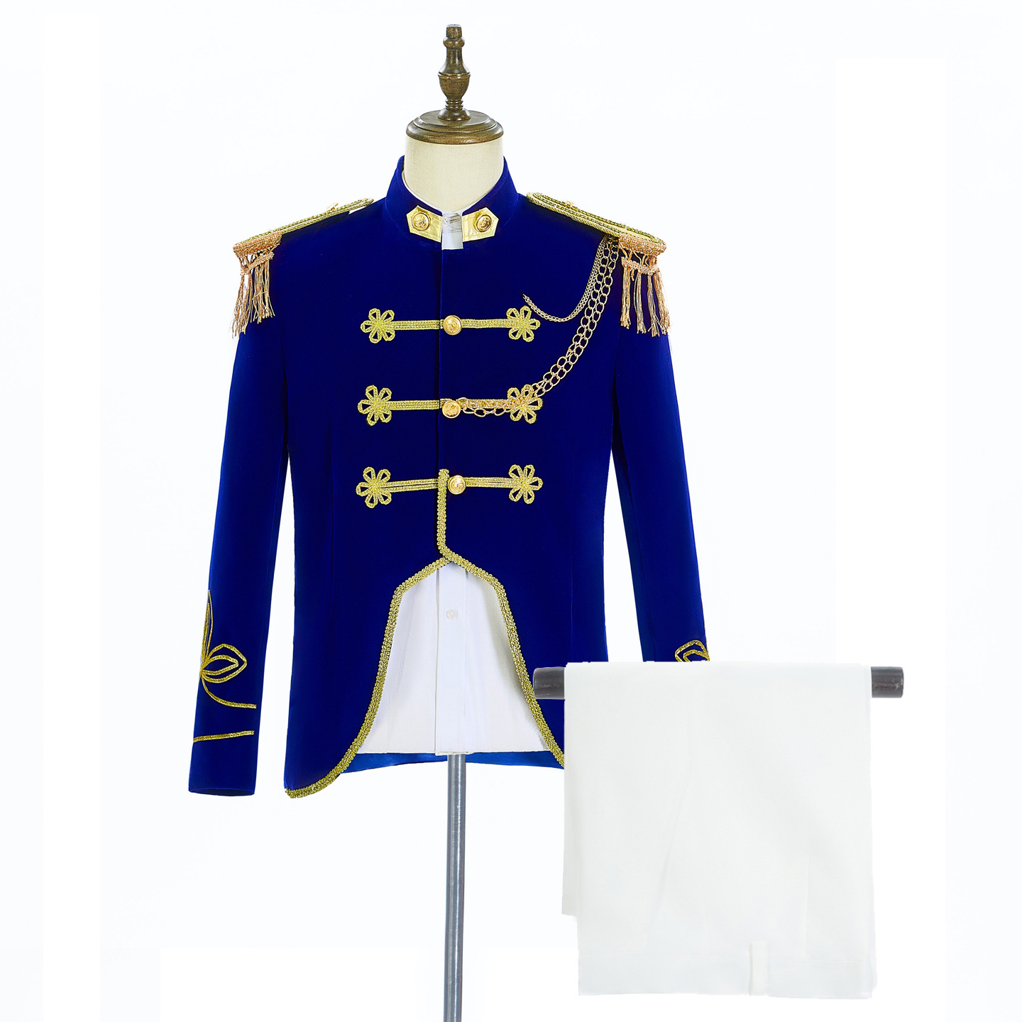 Abito blu scuro alla moda per  - Women Fashion Jackets recensione e prezzo