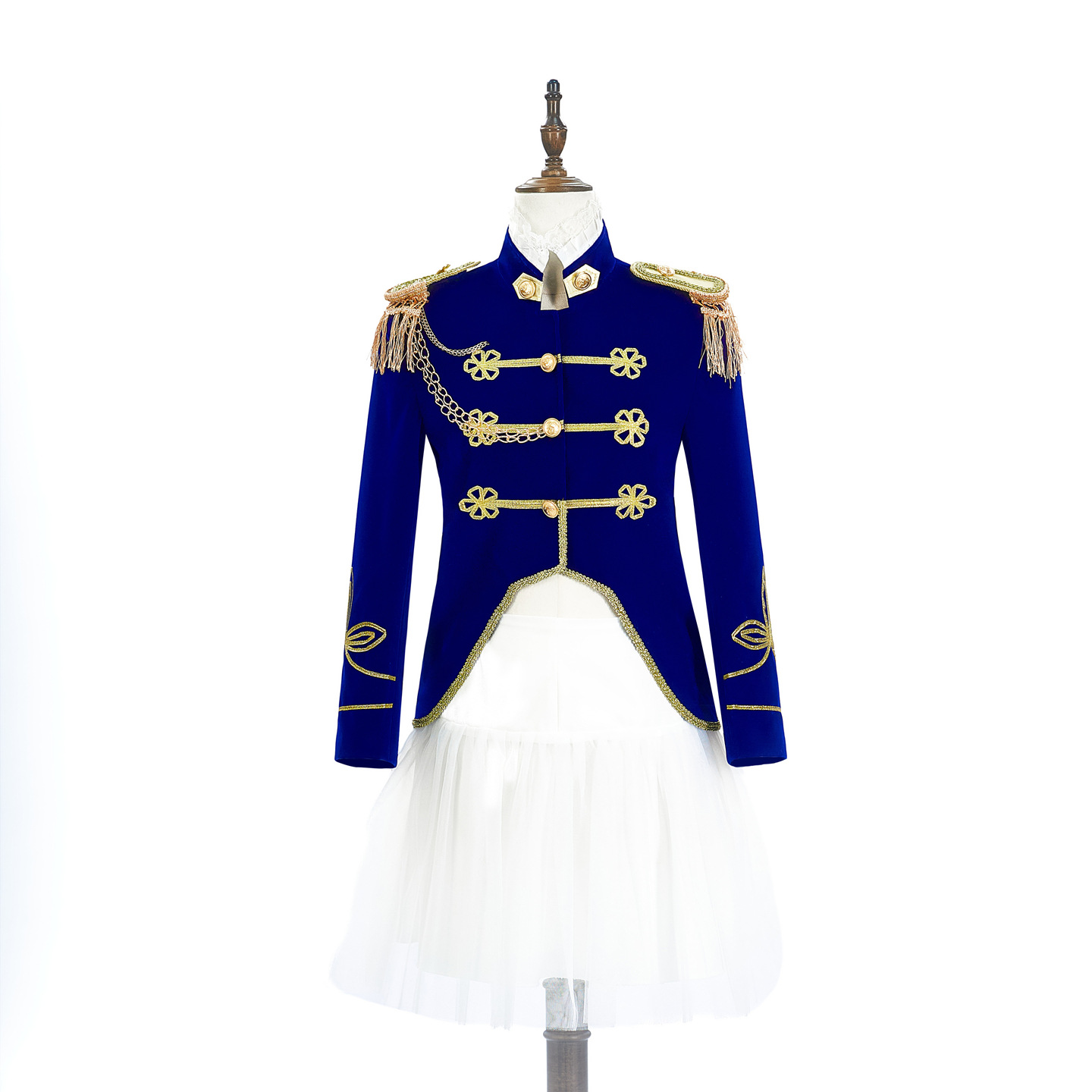 Abito blu scuro alla moda per  - Women Fashion Jackets recensione e prezzo