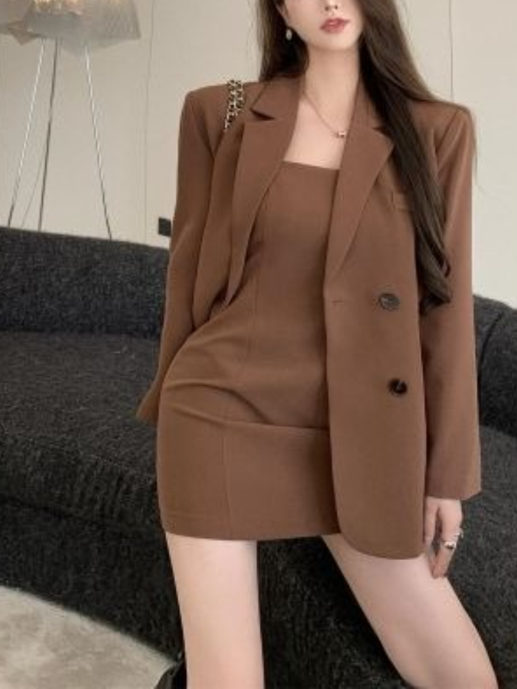 Autunno Inverno Marrone Elegan - Ruched Dress Mini recensione e prezzo