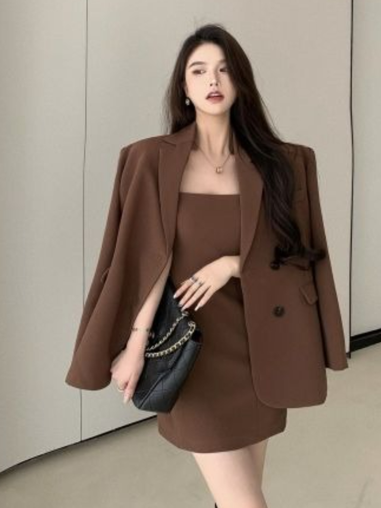 Autunno Inverno Marrone Elegan - Ruched Dress Mini recensione e prezzo