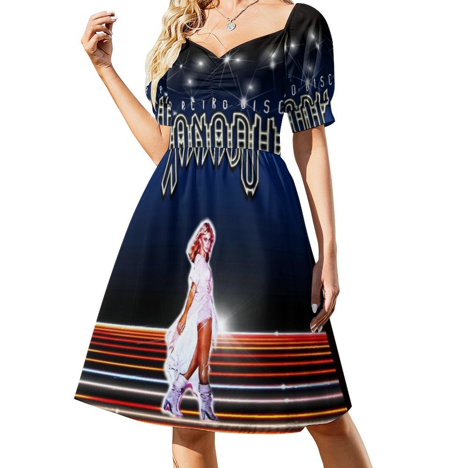 Olivia Newton-John-Xanadu-Desi - Women Fashion Gown recensione e prezzo