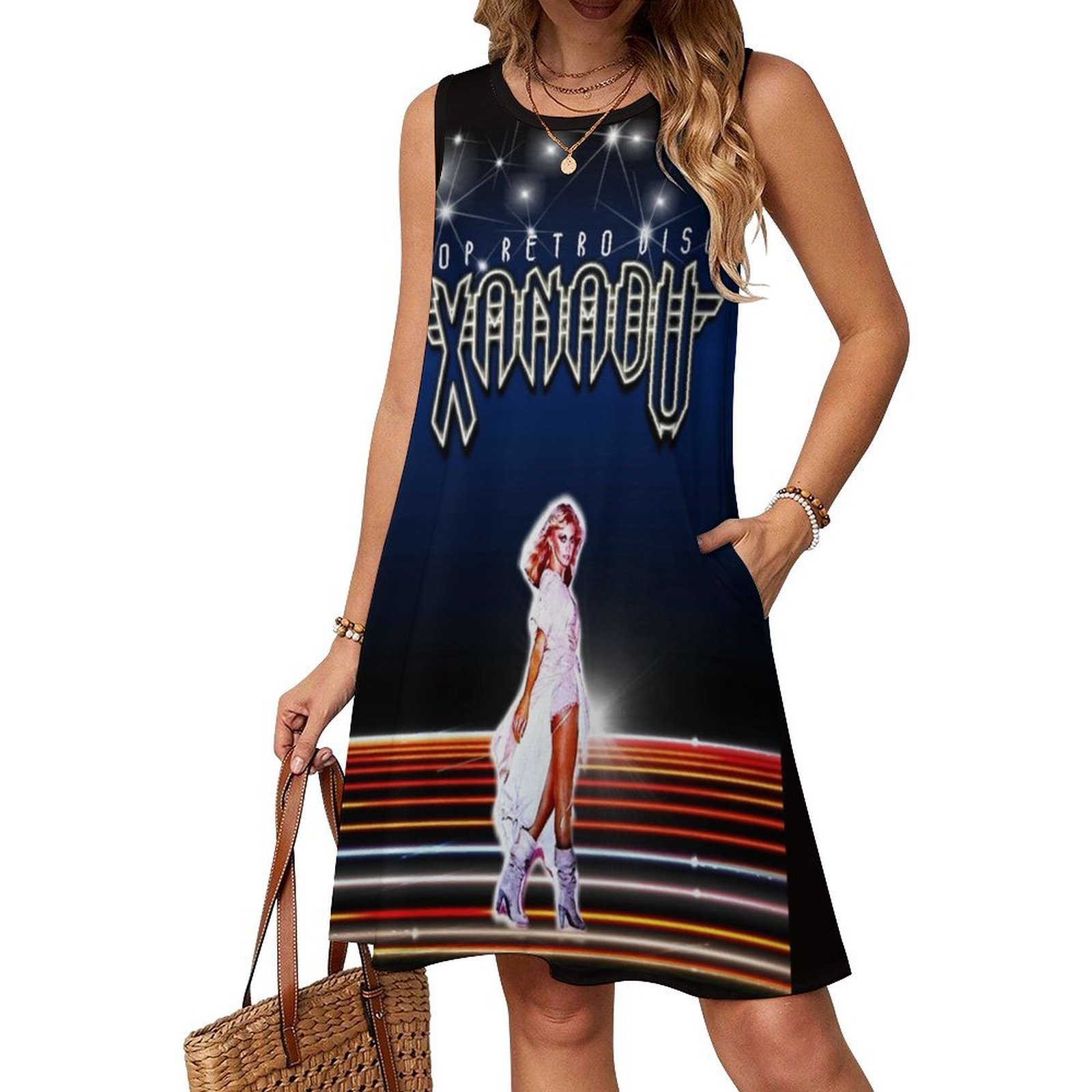 Olivia Newton-John-Xanadu-Desi - Women Fashion Gown recensione e prezzo