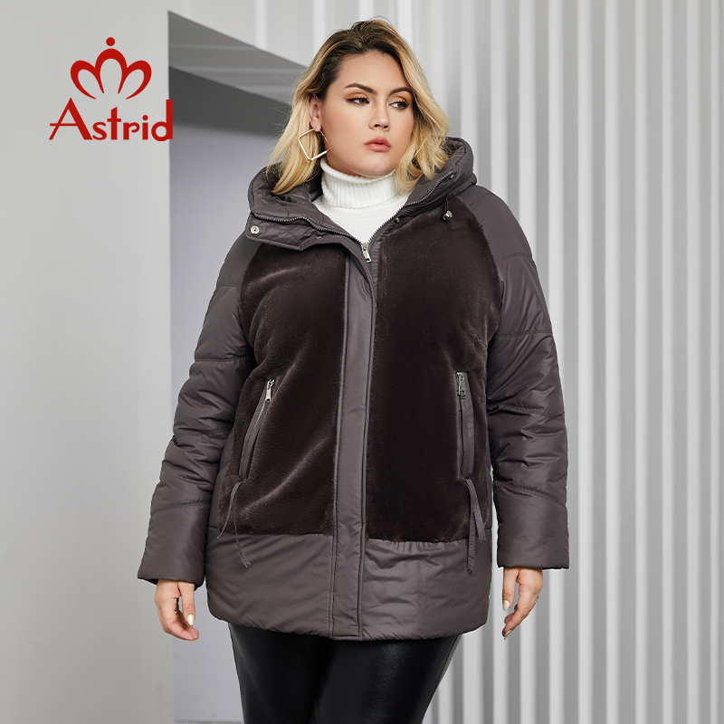 Astrid Plus Size giacca invern - Women'S Fashion Quilted Jacket recensione e prezzo