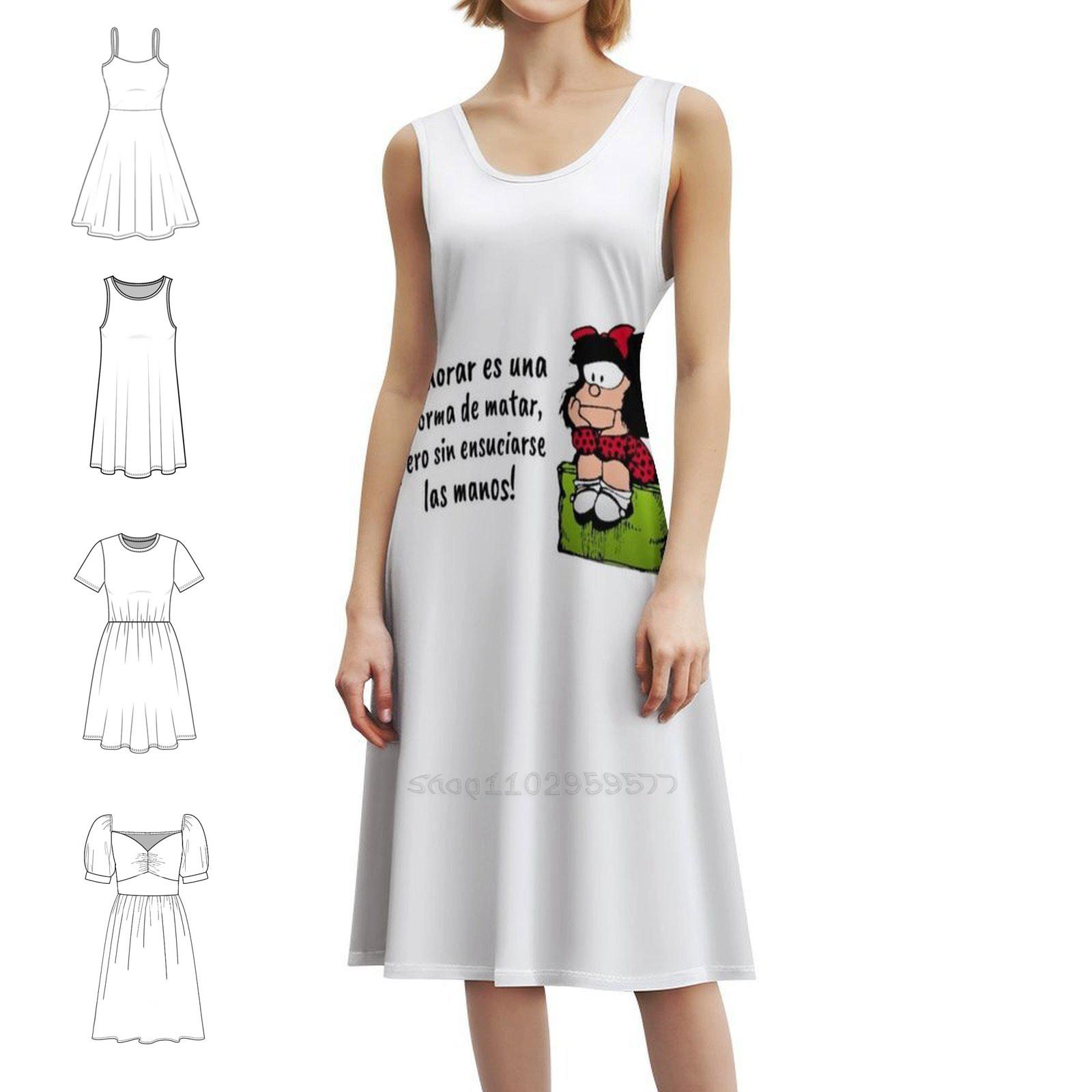 Citazioni spagnole e Mafalda C - Women Fashion Gown recensione e prezzo