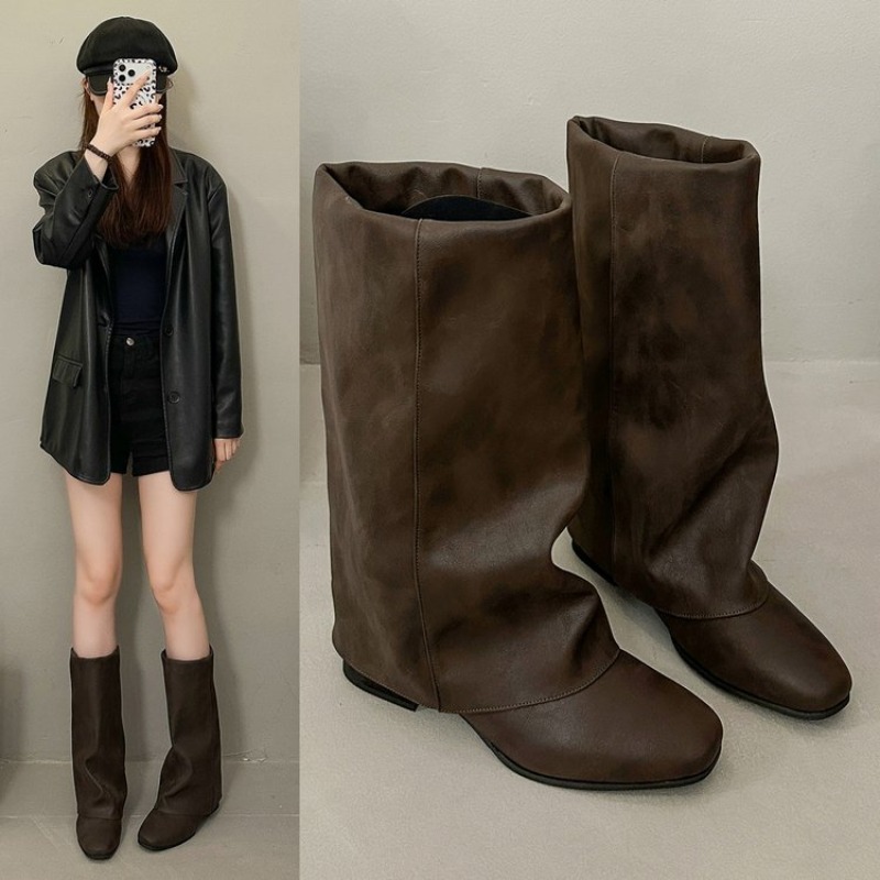 Nuovi Stivali Vintage con Punt - Women'S Fashion Knee High Boots recensione e prezzo